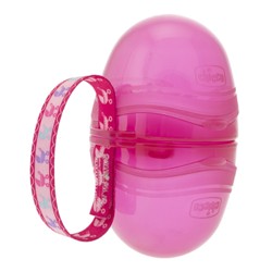 Chicco Porta Succhietto Doppio Rosa 0m+