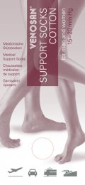 Venosan Cotton Support Nero XL 1 Pezzo