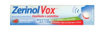 Zerinolvox fragola/menta 18pas
