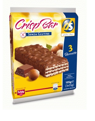 Schar Crisp Bar Barretta Senza Glutine 3 Barrette 35g