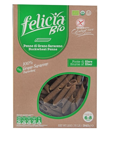 Felicia Bio Penne Senza Glutine Al Grano Saraceno Integrale Confezi...
