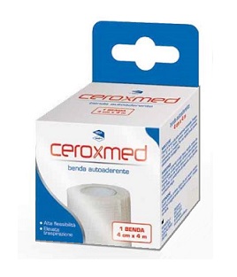 Benda Elastica Autoaderente Ceroxmed 4 X 400 Cm 1 Pezzo
