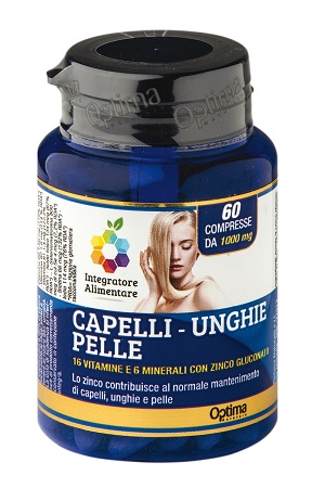 Optima Colours of Life Capelli Unghie Pelle Integratore Vitamine e Minerali 60 Compresse