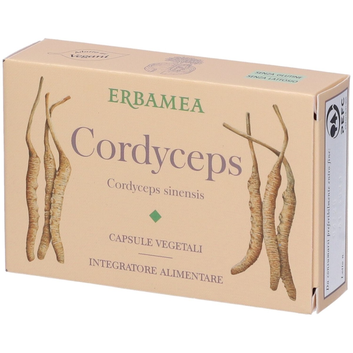 Erbamea Cordyceps 24 Capsule Vegetali