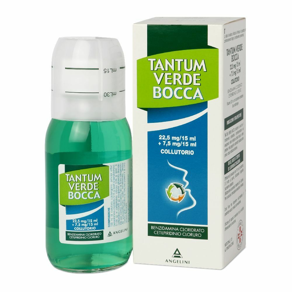 Tantum Verde Bocca Collutorio Benzidamina Cloridrato 120 ml