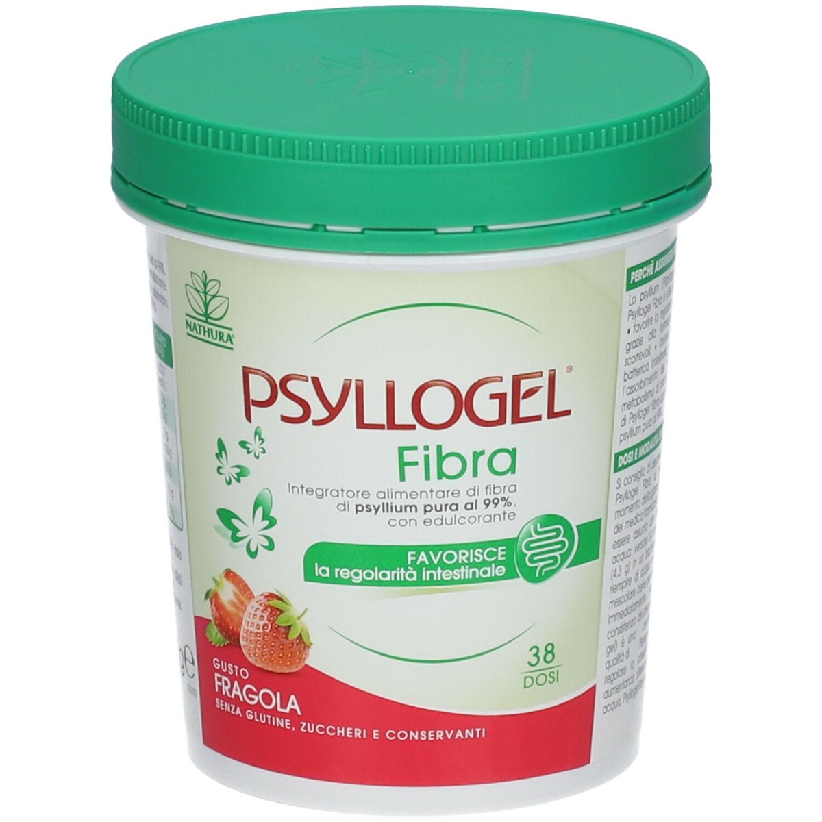 Psyllogel Fibra Integratore Intestinale Gusto Fragola Senza Zucchero 170 g