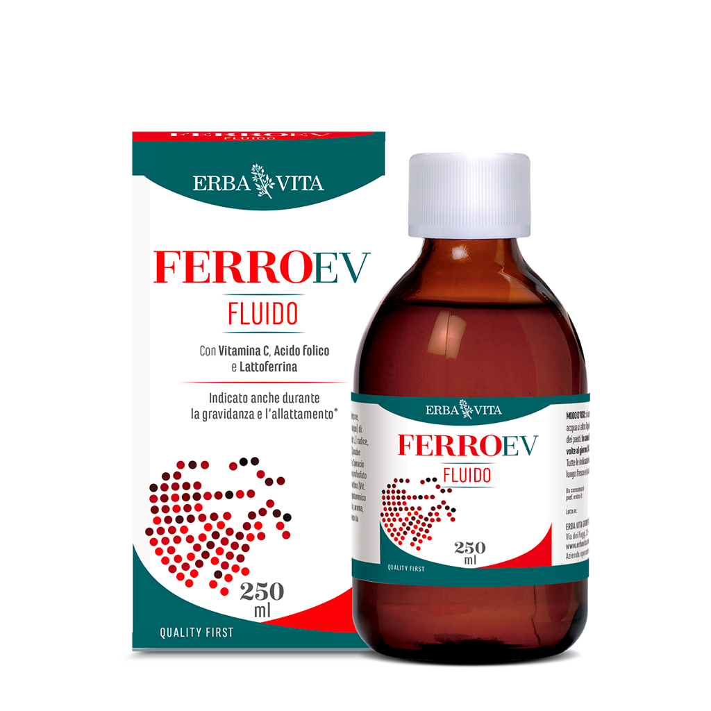 FerroEV Fluido Integratore Sciroppo da 250 ml FerroEV Fluido Integratore Sciroppo da 250 ml