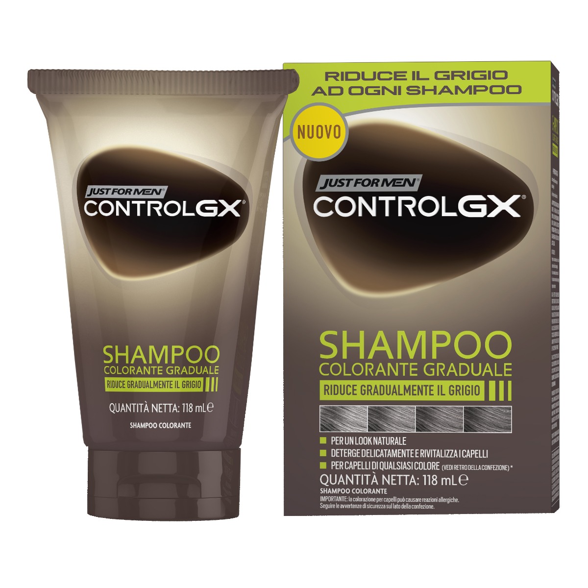 Just For Men Control GX Shampoo Colorante Graduale