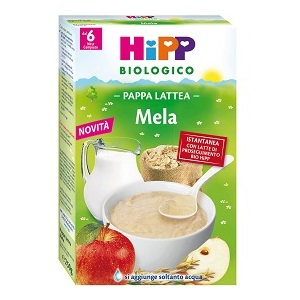 Hipp bio pappa lattea mela250g