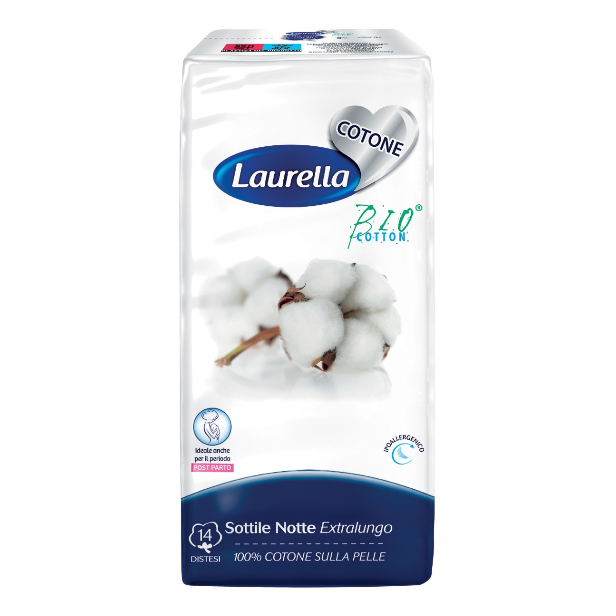 Laurella Bio Cotton Sottili Notte 14 Pezzi