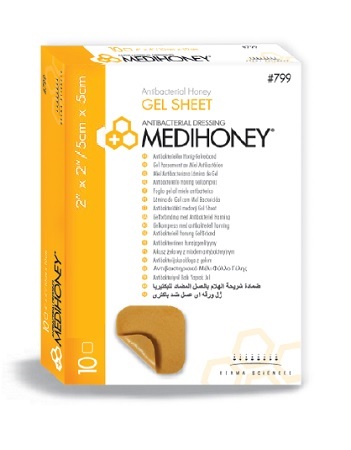 Medihoney med.gel sheet 5x5