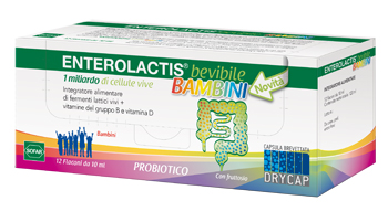 Enterolactis Bevibile Bambini 12 Flaconcini Da 10 ml