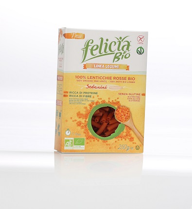 Felicia Bio Sedanini Lenticcchie Rosse 250g