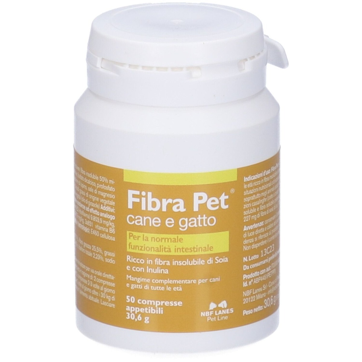 Fibra pet flacone 50 compresse