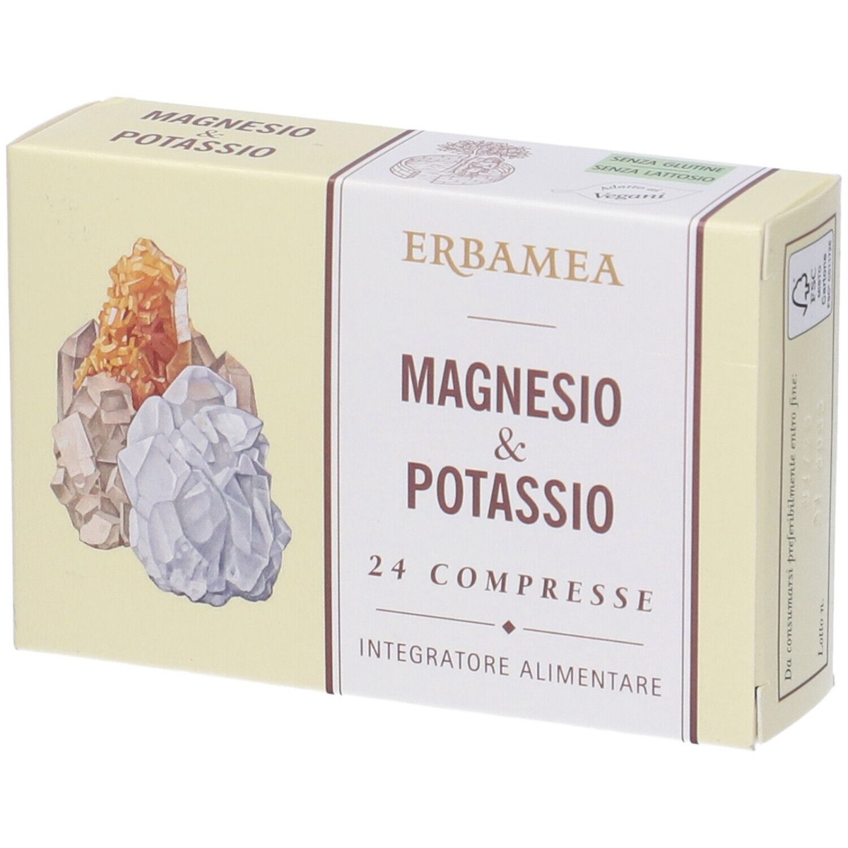 Erbamea Magnesio &amp; Potassio 24 Compresse