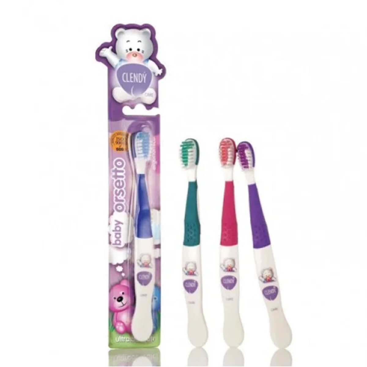 Clendy spazzolino baby orso