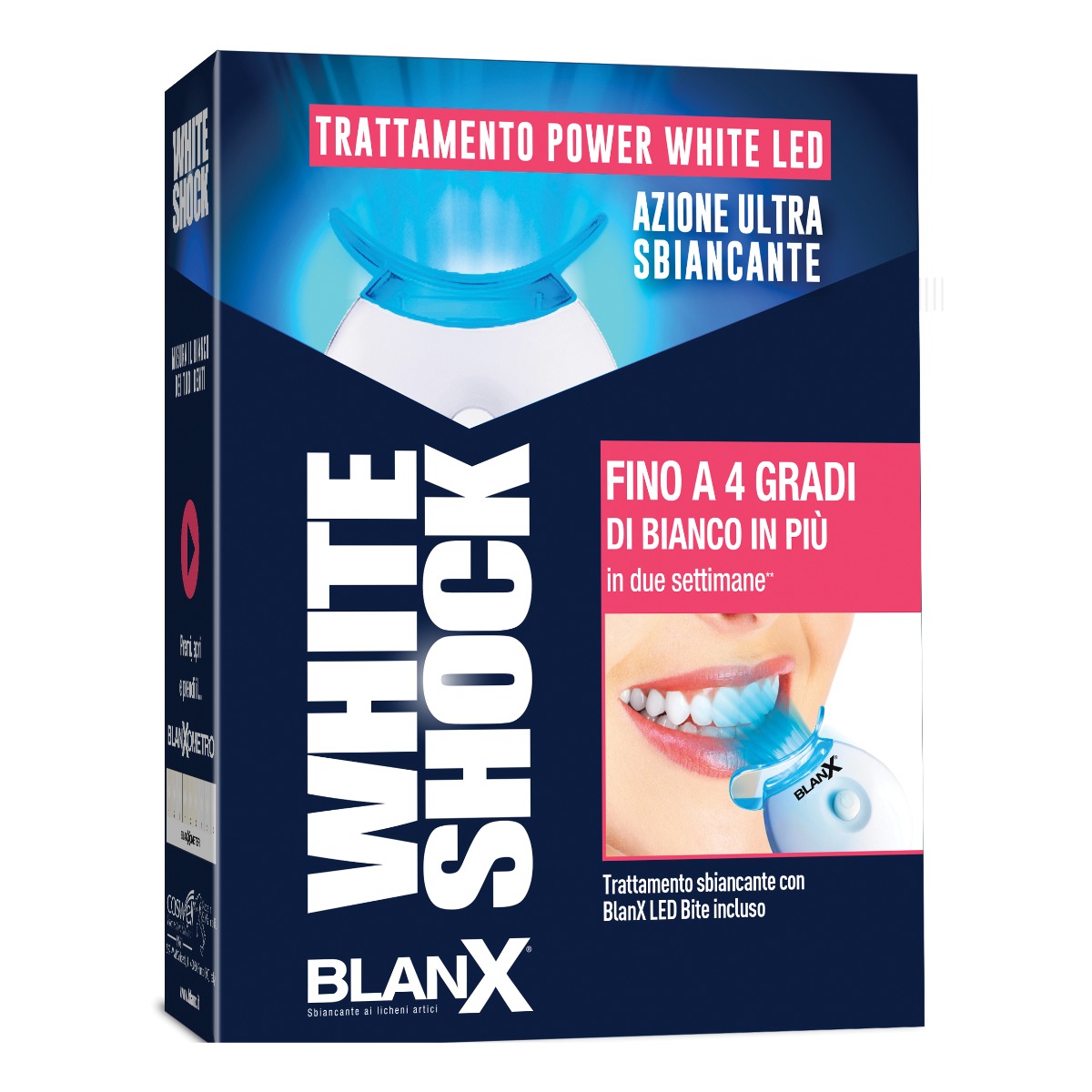 BlanX White Shock Trattamento Sbiancante 30 ml Mascherina Led Bite