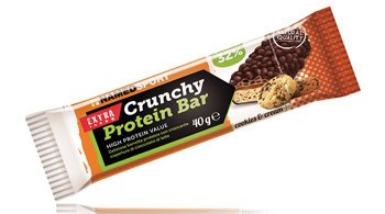 CRUNCHY PROTEIN BAR Cookies &amp; Cream - 40g