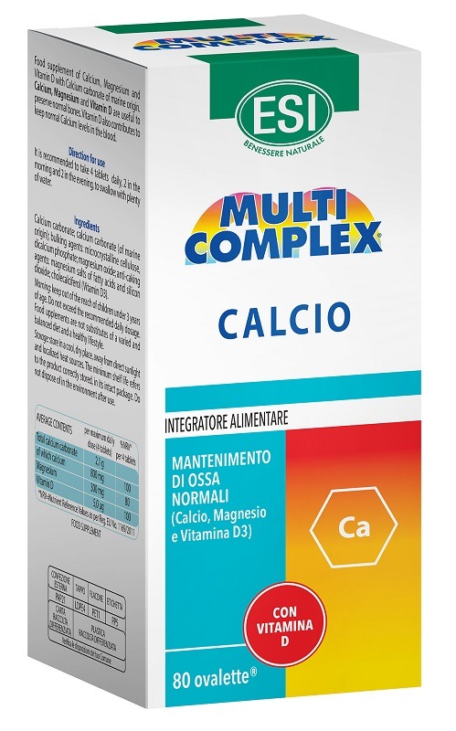 Esi No Dol Coral Calcium Max per il mantenimento di ossa normali 80 capsule
