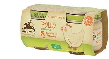 Omogeneizzato pollo bio 2x80g
