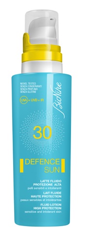 Bionike Defence Sun Latte Solare Fluido Spf 30 Protezione Alta 125 Ml