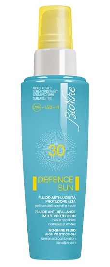 Bionike Defence Sun SPF30 Latte Fluido Anti-Lucidità - Protezione Solare Alta - 50 ml