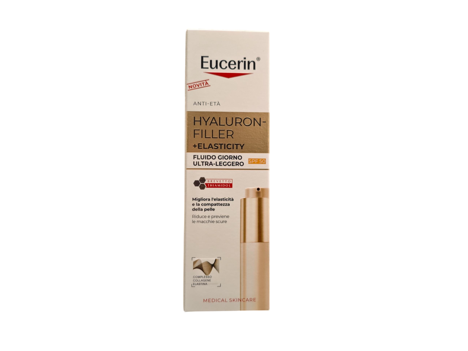 Hyaluron-Filler + Elasticity Fluido Giorno Ultra Leggero SPF50