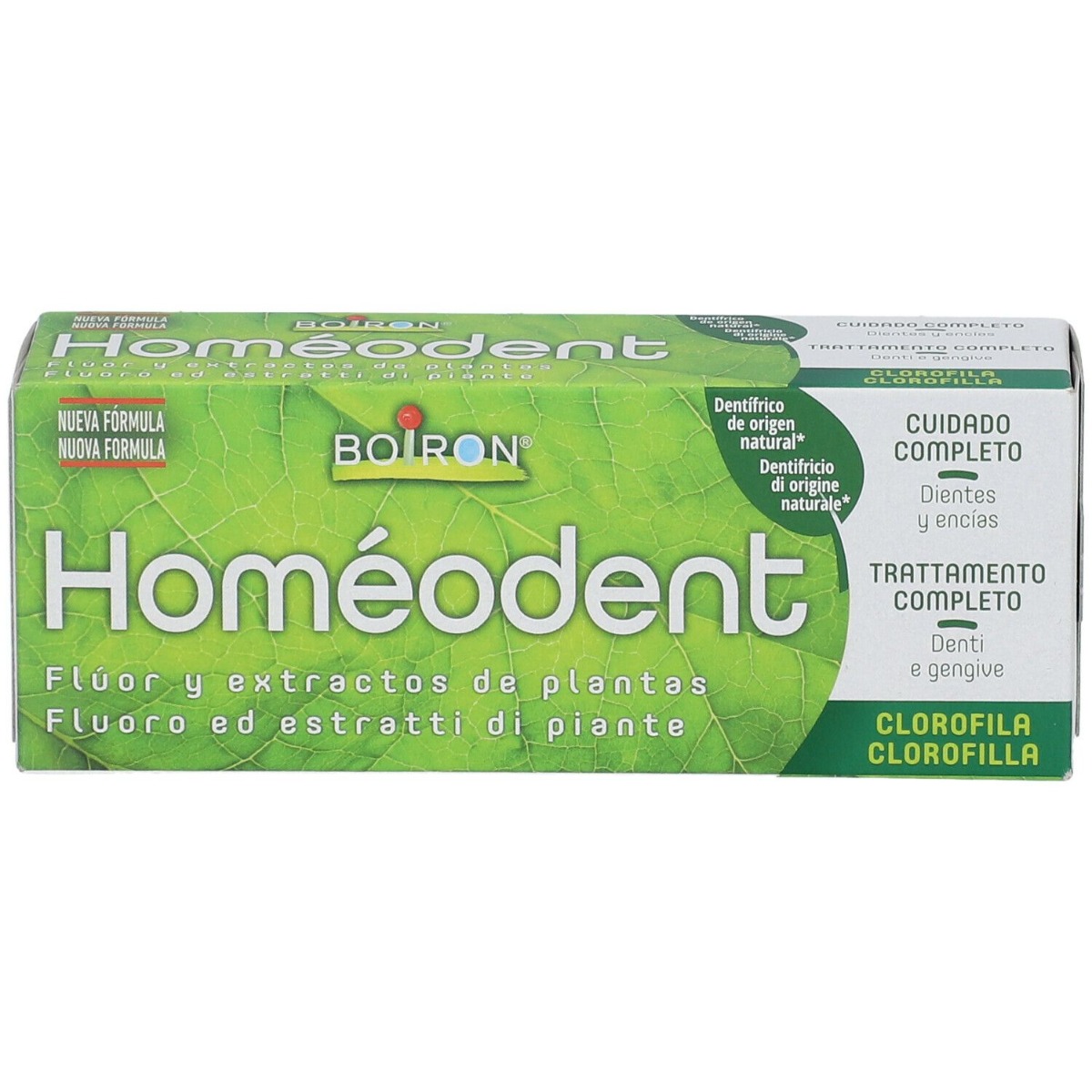 Boiron HoméOdent Clorofilla Dentifricio Bi-Fluorato 75 Ml