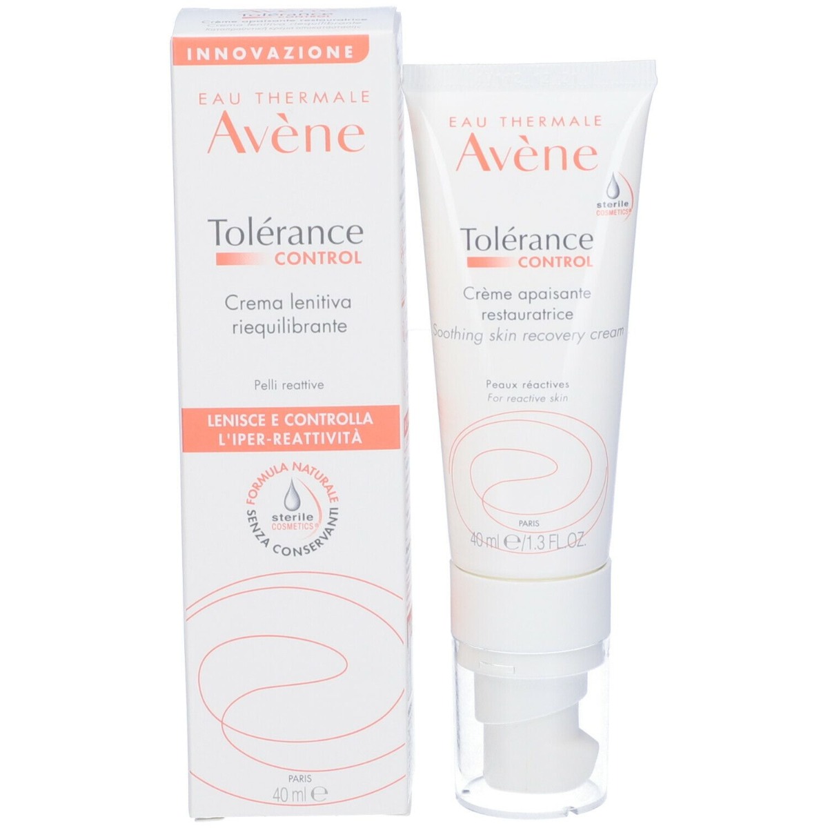 Eau thermale avene tolerance control crema lenitiva riequilibrante 40 ml