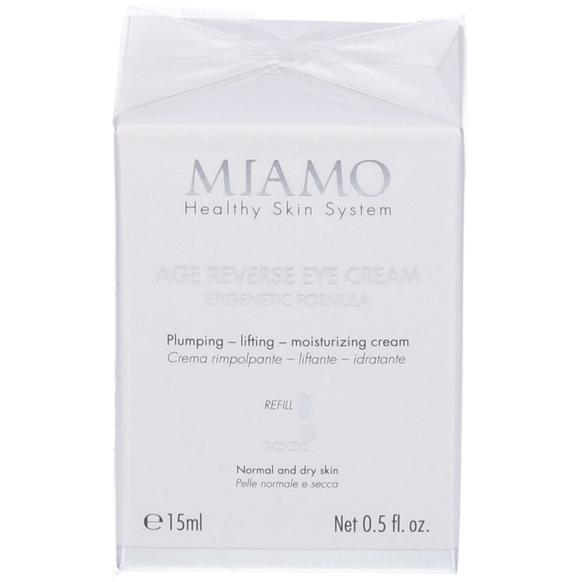 Miamo Age Reverse Cream Crema Contorno Occhi Liftante Refill 15 ml