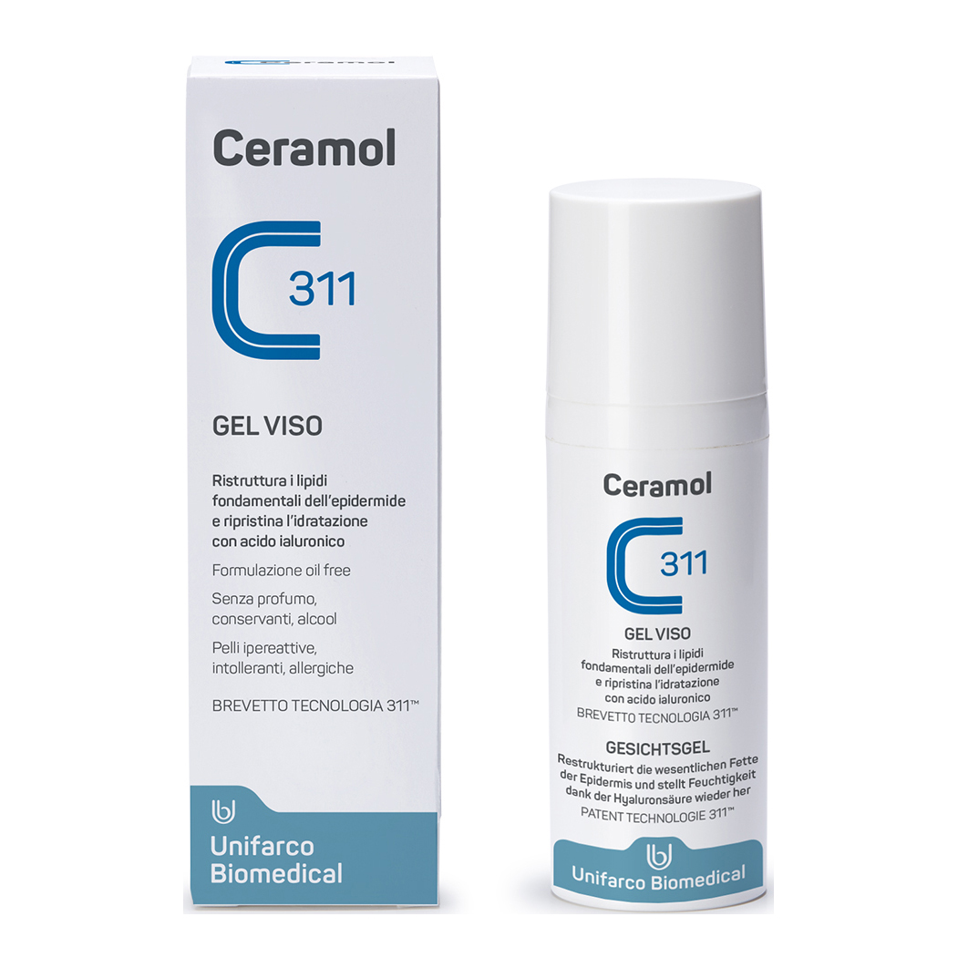 Ceramol 311 Gel Viso Ristrutturante Idratante