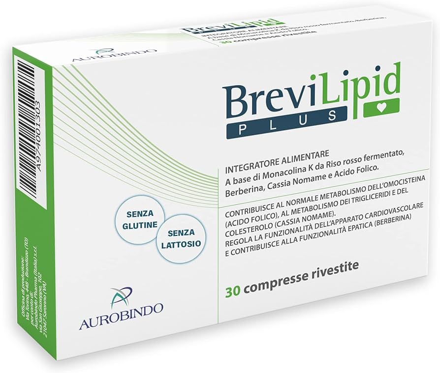 Brevilipid Plus Integratore Per Il Colesterolo 30 Compresse