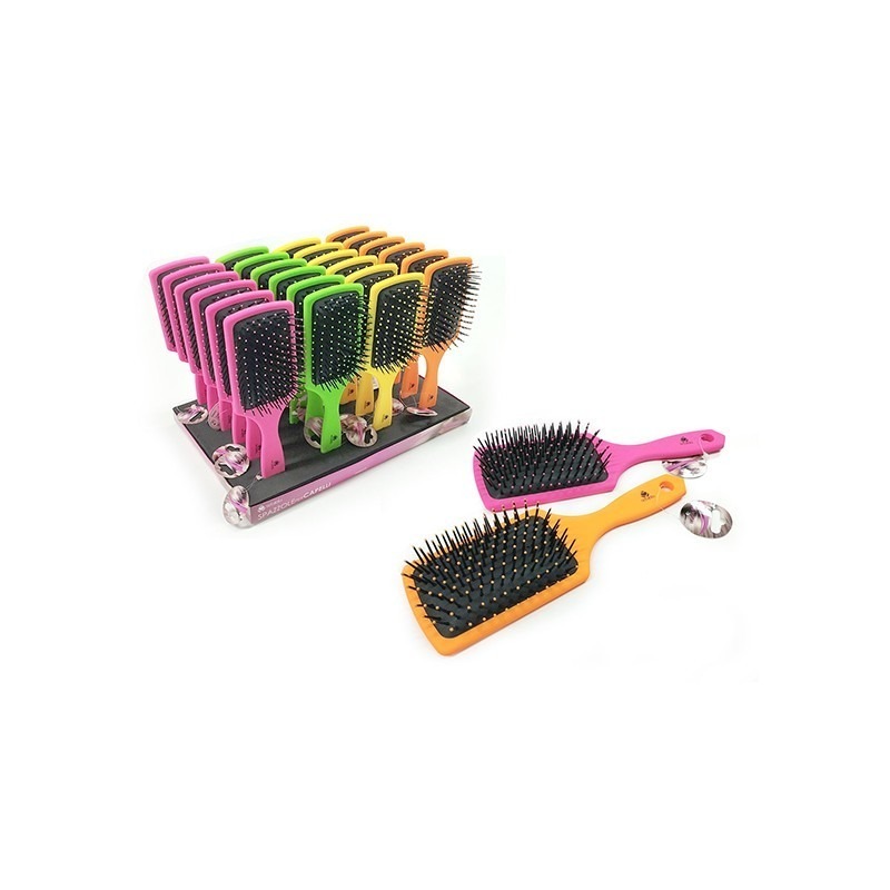Spazzola Piatta Bright Fluo New 1 Pezzo