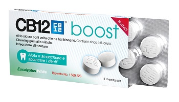 Cb12 boost eucal white 10chew