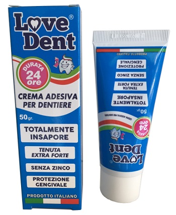 Love Dentifricio crema adesiva 50g