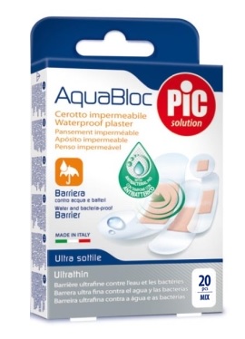 Cerotto Pic Aquabloc Mix Antibatterico 20 Pezzi