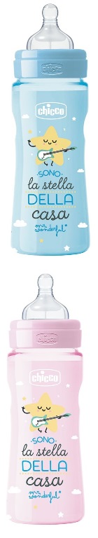 Chicco Biberon Benessere Mr Wonderful Silicone 330 Ml