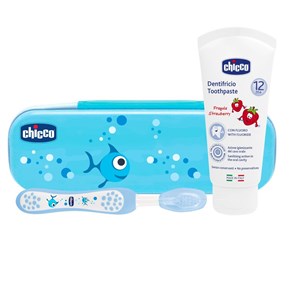 Chicco set dentale azzurro 12m+