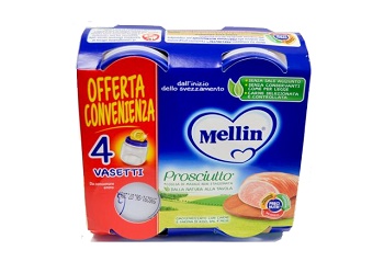 Mellin omogeneizzato prosciutto 4x80g