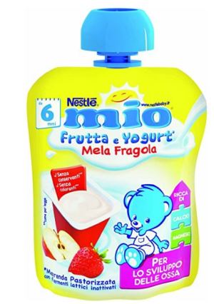 Nestlé Mio Frutta Yogurt Mela/Fragola 90ml