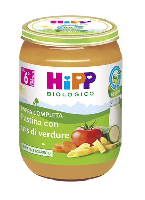Hipp pastina tris verdure 190g