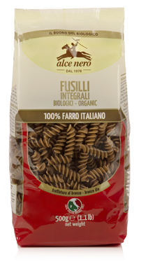 Fusilli 100% Farro Integrale Bio 500 G
