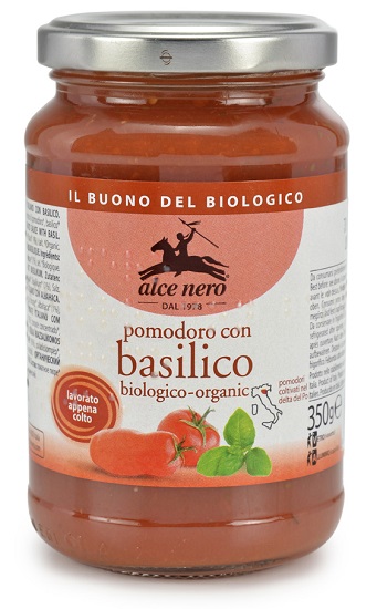 Pomodoro con basilico bio 350 g
