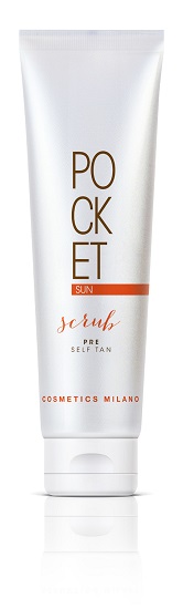 Pocket sun scrub cosmetics