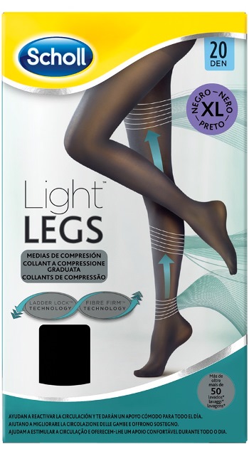 Scholl Coll.Light 20D Nero Xl