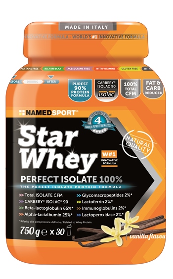 Star whey isolate vanilla 750g