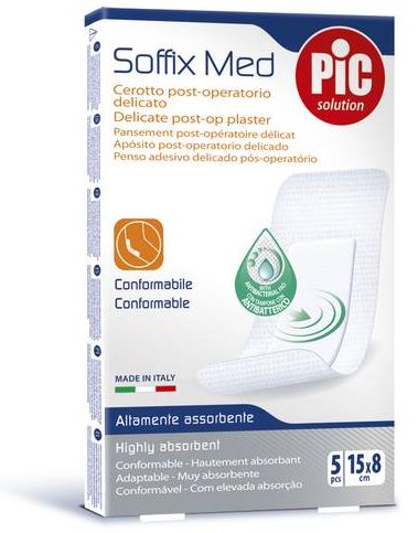 Pic Soffix Med Cerotto Post Operatorio 15x8 cm 5 Pezzi