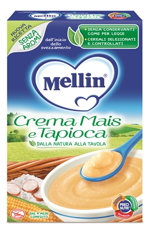 Mellin crema mais/tapioca 200g