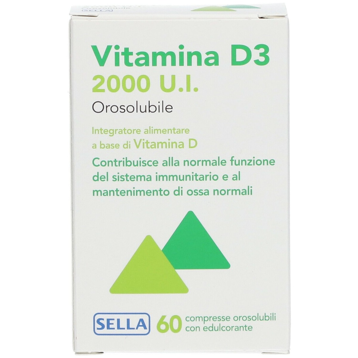 Vitamina d3 2000ui orosolubile 60 compresse