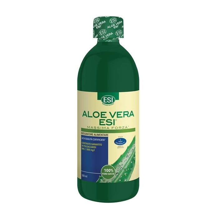 ESI Aloe Vera Puro Succo Depurativo Massima Forza Integratore 500 ml